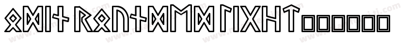 Odin Rounded Light字体转换